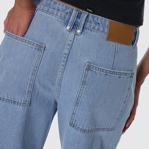 THRILLS Women's Sloane Low Rise Barrel Jean - Ageless Blue