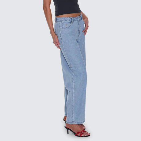 THRILLS Women's Sloane Low Rise Barrel Jean - Ageless Blue