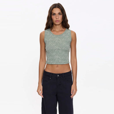 THRILLS Women's Speak No Evil Y2K Tank - Dirty Sage