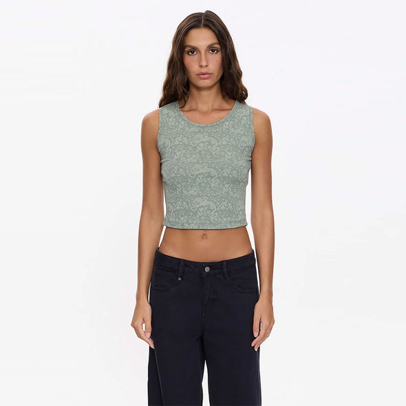 THRILLS Women's Speak No Evil Y2K Tank - Dirty Sage