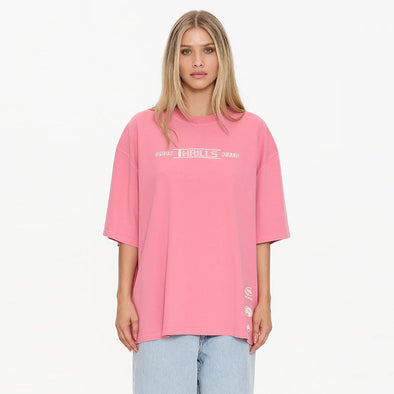 THRILLS Women's Speed Kills Oversized Tee - Gum