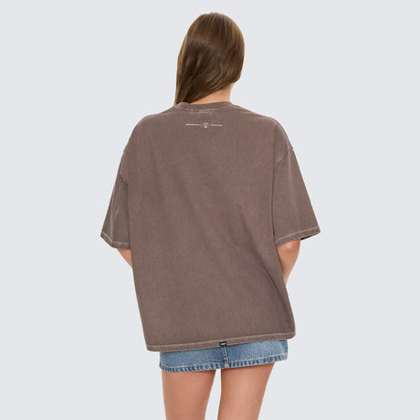 THRILLS Women's Take It Easy Oversized Tee - Clay Smoke