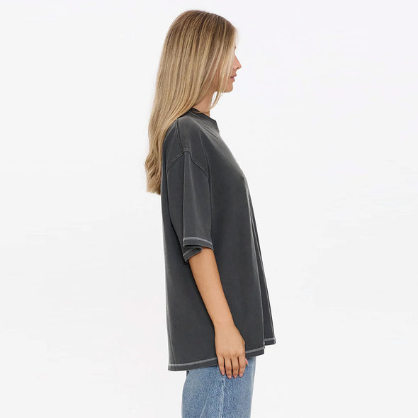 THRILLS Women's Take It Easy Oversized Tee - Merch Black