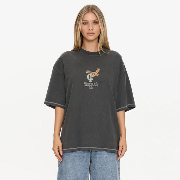 THRILLS Women's Take It Easy Oversized Tee - Merch Black