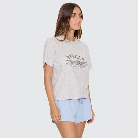 THRILLS Women's The Power of Dreams Essential Tee - Snow Marle