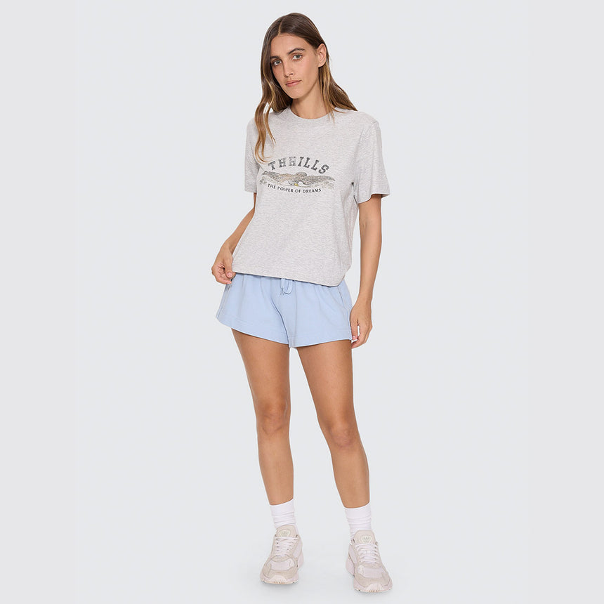 THRILLS Women's The Power of Dreams Essential Tee - Snow Marle