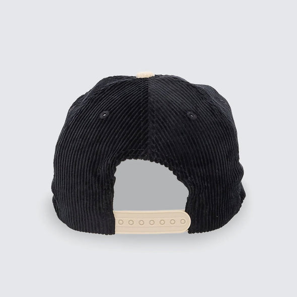 THRILLS Workwear 5 Panel Cap - Black/Green Sheen