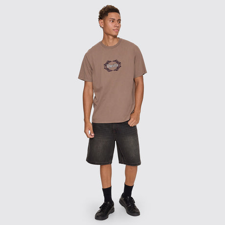 THRILLS Wreath Of Desire Embroidered Merch Tee - Falcon