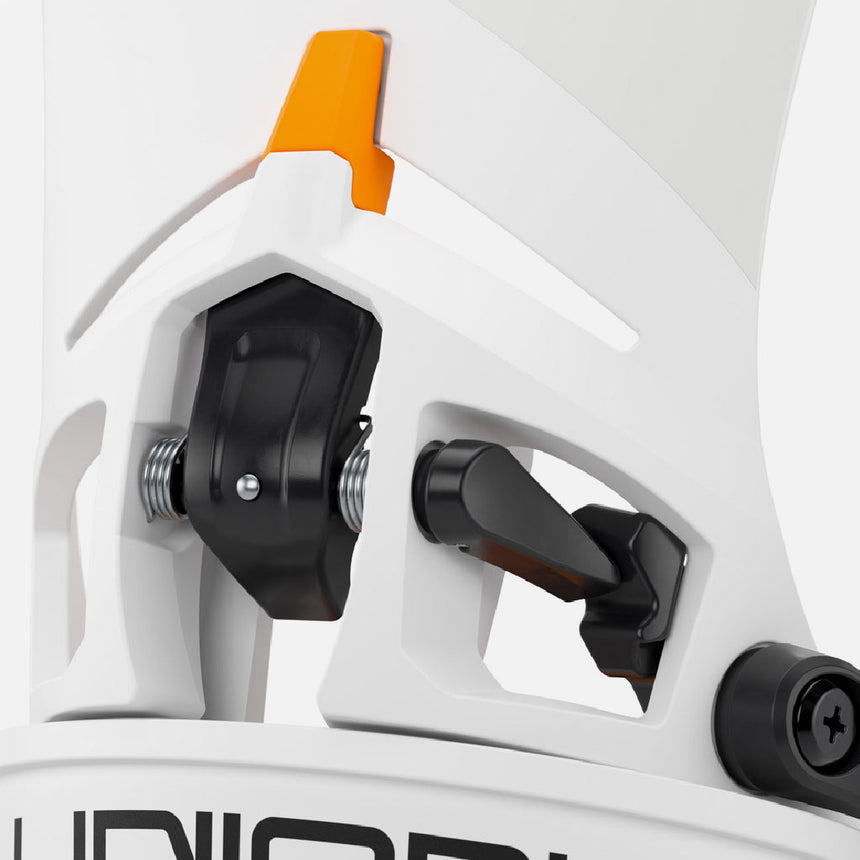 UNION Atlas Step On Bindings 2026 - White/Orange