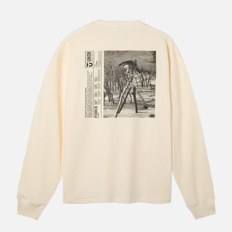 UNION Throwback Long Sleeve Tee - Bone
