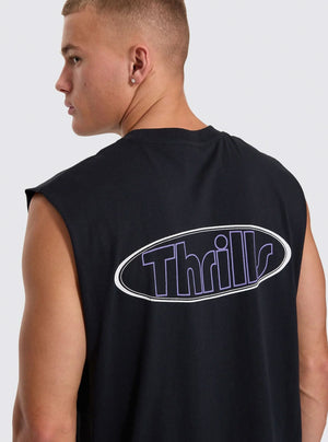 Val For The Win Merch Muscle Tee - Faded Black