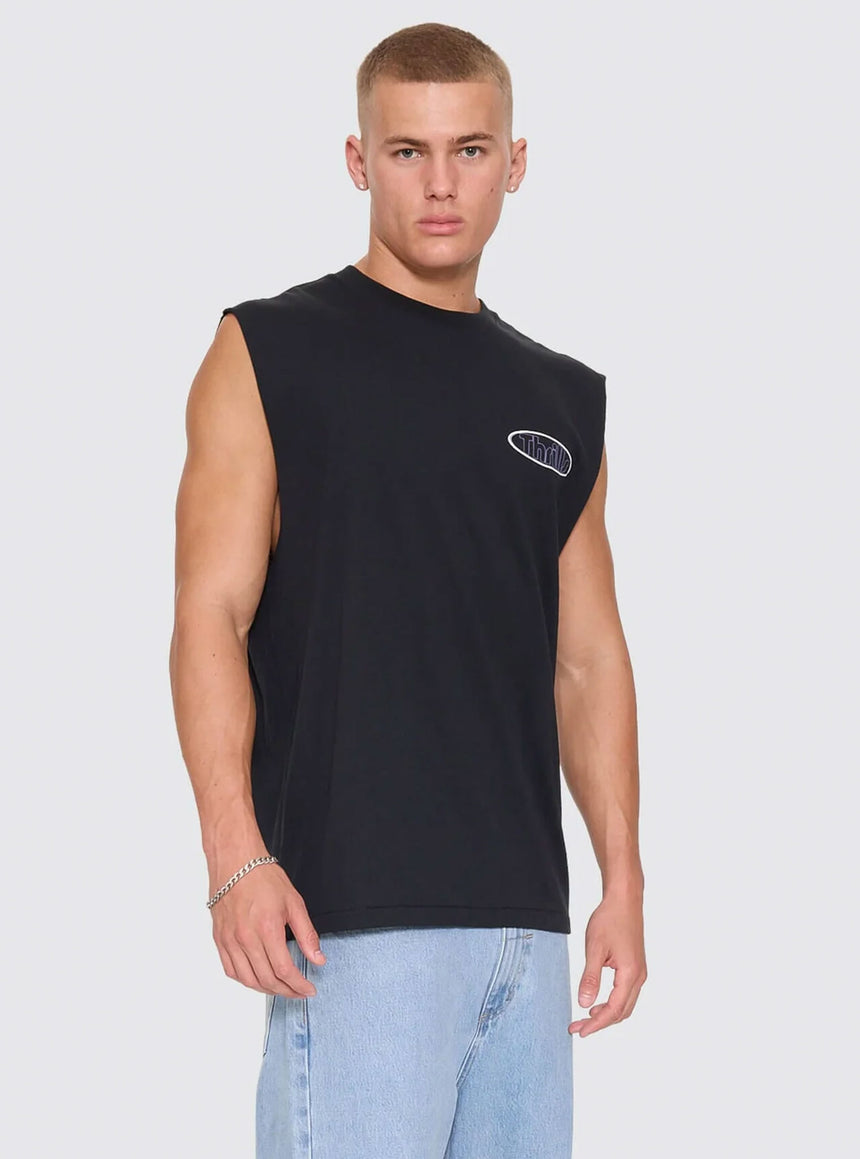 Val For The Win Merch Muscle Tee - Faded Black