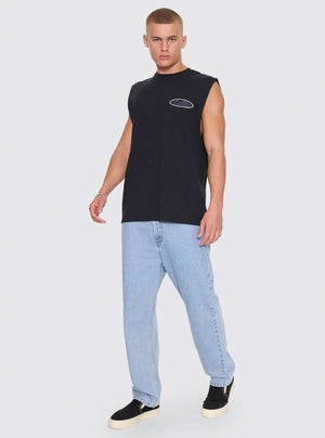 Val For The Win Merch Muscle Tee - Faded Black