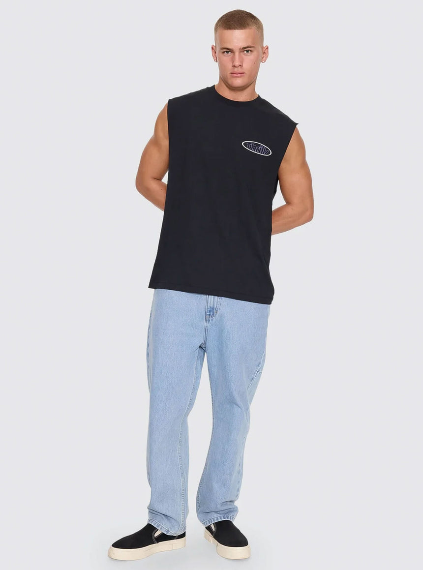 Val For The Win Merch Muscle Tee - Faded Black