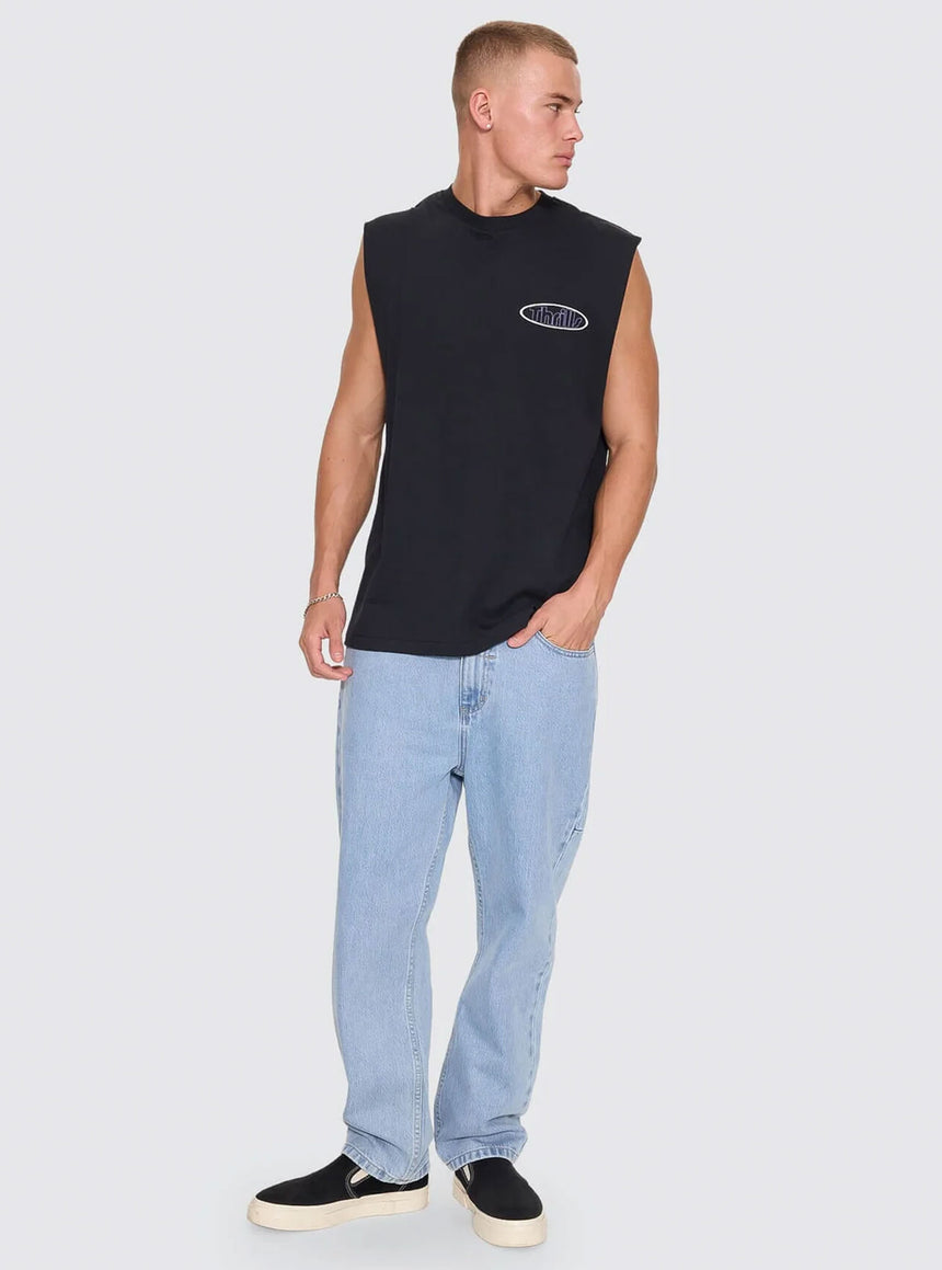 Val For The Win Merch Muscle Tee - Faded Black