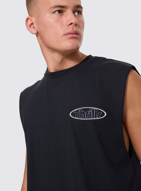 Val For The Win Merch Muscle Tee - Faded Black