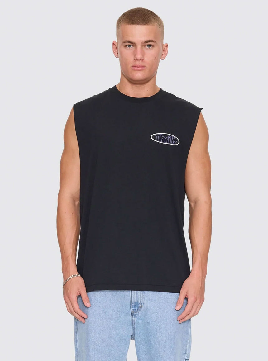 Val For The Win Merch Muscle Tee - Faded Black