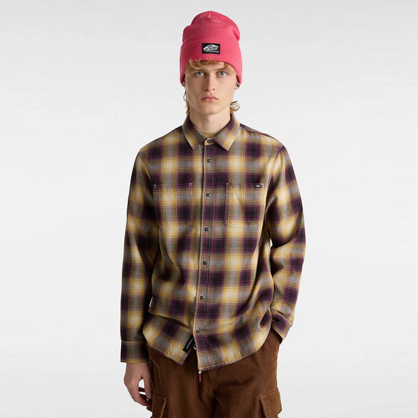 VANS Bailey Shirt - Blackberry Wine/Antelope