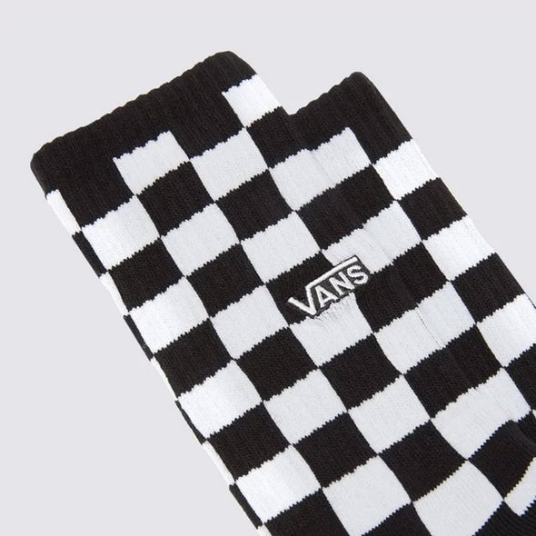 VANS Classic Check Crew Sock - Black/White