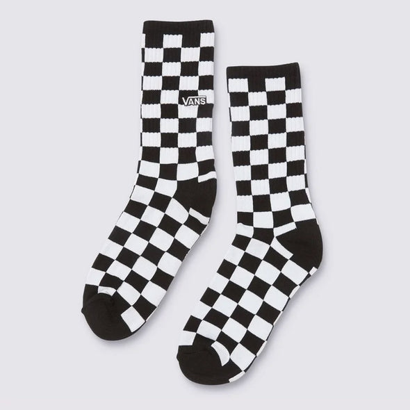 VANS Classic Check Crew Sock - Black/White