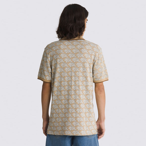 VANS Lewis Mills Short Sleeve Polo - Incense