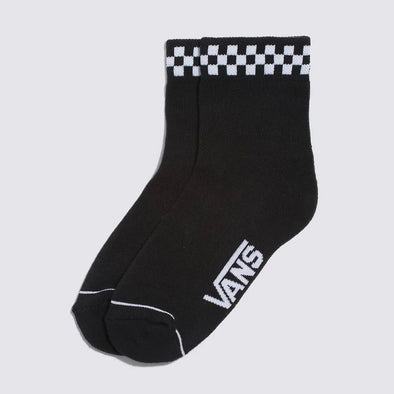 VANS Peek-A-Check Half Crew Sock - Black