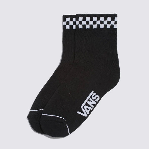 VANS Peek-A-Check Half Crew Sock - Black