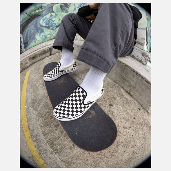 VANS Skate Slip-On (Checkerboard) - Black/Off White