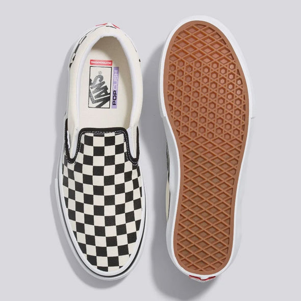VANS Skate Slip-On (Checkerboard) - Black/Off White