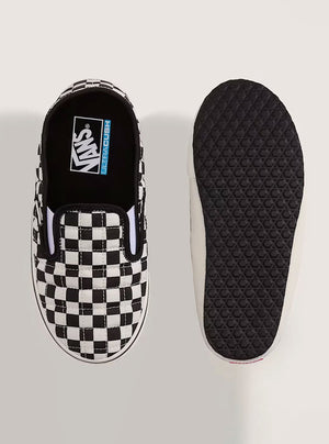VANS Slip-er 2 (Checkerboard) - Black/Classic White