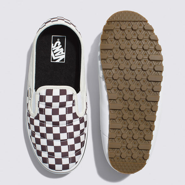 VANS Snow Lodge Slipper - Quilted Black/White Checkerboard