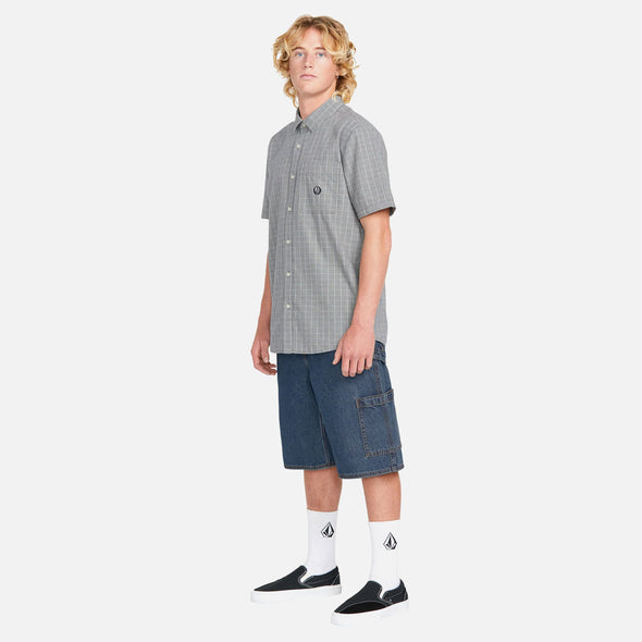 VOLCOM 1991 Utility Denim 23" Shorts - Indigo Ridge Wash