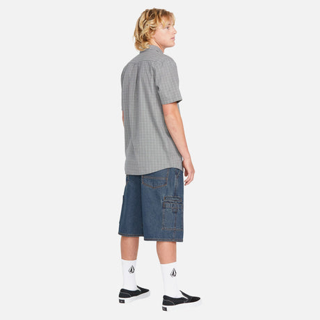 VOLCOM 1991 Utility Denim 23" Shorts - Indigo Ridge Wash
