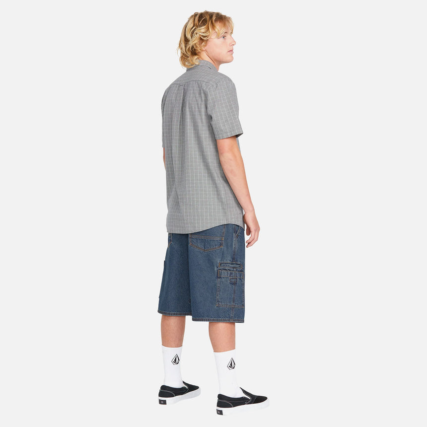 VOLCOM 1991 Utility Denim 23" Shorts - Indigo Ridge Wash