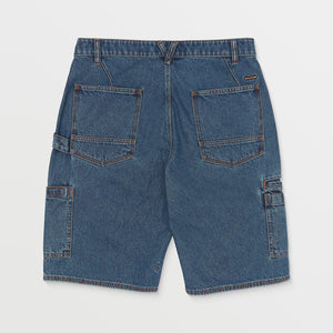 VOLCOM 1991 Utility Denim 23" Shorts - Indigo Ridge Wash