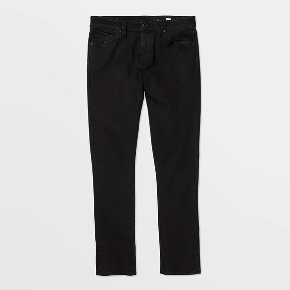 VOLCOM 2x4 Tapered Jeans - Black Out