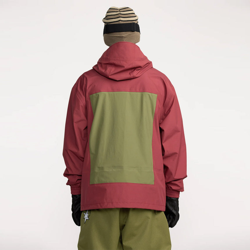 VOLCOM Arthur 3L Jacket 2026 - Burnt Red