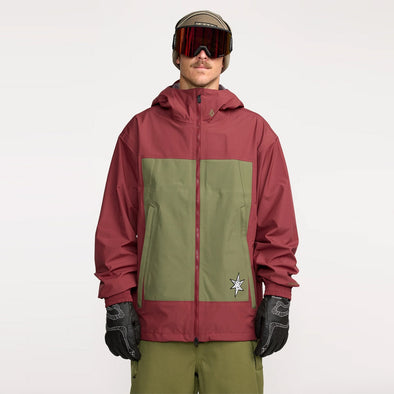 VOLCOM Arthur 3L Jacket 2026 - Burnt Red