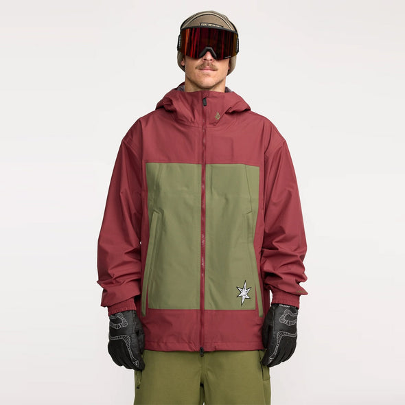 VOLCOM Arthur 3L Jacket 2026 - Burnt Red