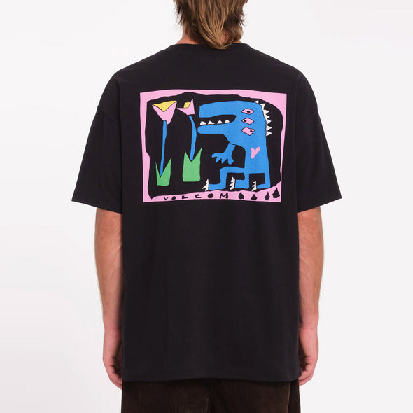 VOLCOM Arthur Dino Lse Tee - Black