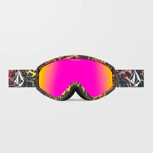VOLCOM Attunga Goggle 2025 - Acid Leopard/Pink Chrome