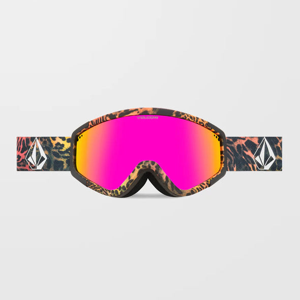 VOLCOM Attunga Goggle 2025 - Acid Leopard/Pink Chrome