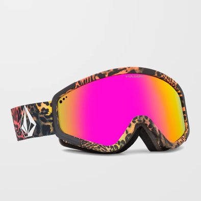 VOLCOM Attunga Goggle 2025 - Acid Leopard/Pink Chrome