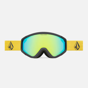 VOLCOM Attunga Goggle 2025 - Dark Yellow Black/Gold Chrome