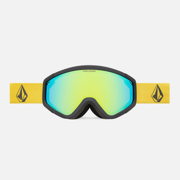 VOLCOM Attunga Goggle 2025 - Dark Yellow Black/Gold Chrome