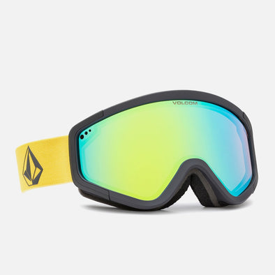 VOLCOM Attunga Goggle 2025 - Dark Yellow Black/Gold Chrome