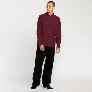 VOLCOM Augustone Shirt - Merlot