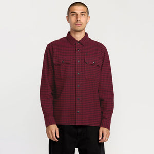 VOLCOM Augustone Shirt - Merlot