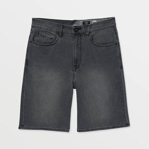 VOLCOM Billow Denim 22" Shorts - Concrete