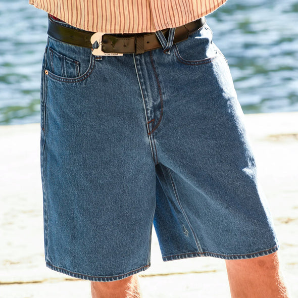 VOLCOM Billow Denim Short - Oliver Mid Blue